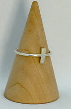 Load image into Gallery viewer, Made To Order Rectangle Smooth Sterling Silver Stacking Ring