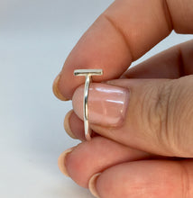 Load image into Gallery viewer, Made To Order Rectangle Smooth Sterling Silver Stacking Ring