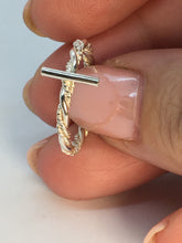 Load image into Gallery viewer, Made To Order Chunky Rope and Bar Sterling Silver Stacking Ring