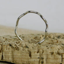 Load image into Gallery viewer, Made To Order Wavy Sterling Silver Stacking Ring