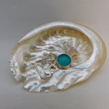 Load image into Gallery viewer, Made to Order Sea Glass And Sterling Silver Crescent Moon Personalised Pendant