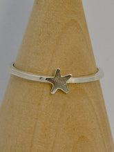 Load image into Gallery viewer, Made To Order Micro Star Sterling Silver Stacking Ring