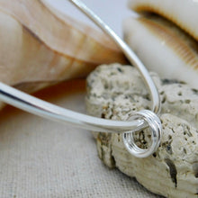 Load image into Gallery viewer, Made To Order Three Rings Sterling Silver Bangle