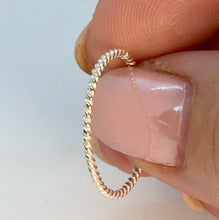 Load image into Gallery viewer, Made To Order Twisted Sterling Silver Stacking Ring