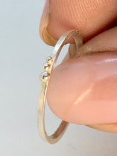 Load image into Gallery viewer, Made To Order Sea Foam Smooth Sterling Silver Stacking Ring