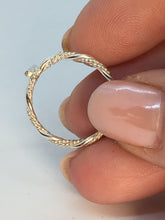 Load image into Gallery viewer, Made To Order Chunky Rope and Bar Sterling Silver Stacking Ring