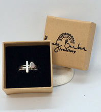 Load image into Gallery viewer, Made to Order Watermelon Tourmaline Sterling Silver Stacking Ring