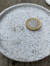 Load image into Gallery viewer, Micro Hoop Sterling Silver Studs