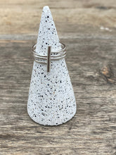 Load image into Gallery viewer, Made To Order Three Wrap Sterling Silver Ring