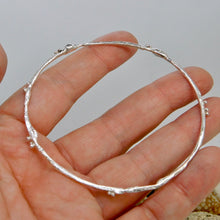 Load image into Gallery viewer, Made To Order Molten Sterling Silver Bangle