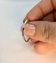 Load image into Gallery viewer, Made To Order Hammered Sterling Silver Stacking Ring