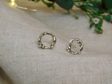 Load image into Gallery viewer, Molten Seafoam Sterling Silver Studs
