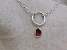 Load image into Gallery viewer, Watermelon Tourmaline Sterling Silver Charm
