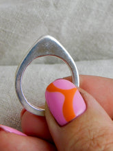 Load image into Gallery viewer, Pear Shaped Topaz Sterling Silver Ring
