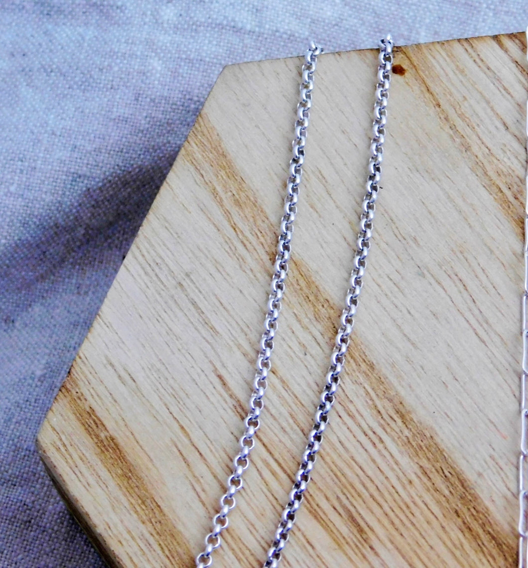 Sterling Silver Fine Belcher Chain