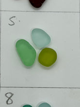 Load image into Gallery viewer, Made To Order Triple Sea Glass Sterling Silver Cuff Ring
