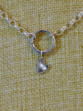 Load image into Gallery viewer, Organic Shaped Heart Sterling Silver Charm

