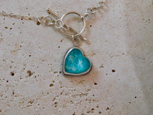 Load image into Gallery viewer, Azamonite Sterling Silver Toggle Necklace
