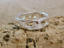 Load image into Gallery viewer, Lotus Root Sterling Silver Ring

