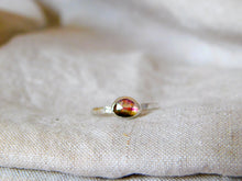 Load image into Gallery viewer, Made to Order Watermelon Tourmaline Sterling Silver Stacking Ring
