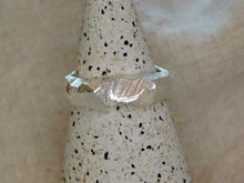Load image into Gallery viewer, Geometric Carved Signet Style Sterling Silver Ring
