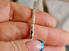 Load image into Gallery viewer, Chunky Molten Charm Sterling Silver Bangle
