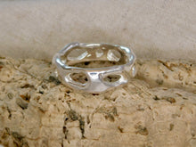 Load image into Gallery viewer, Lotus Root Sterling Silver Ring
