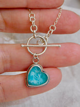 Load image into Gallery viewer, Azamonite Sterling Silver Toggle Necklace
