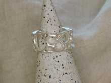 Load image into Gallery viewer, Wide Sea Sponge Sterling Silver Ring
