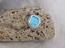 Load image into Gallery viewer, Sky Blue Sea Glass Sterling Silver Charm
