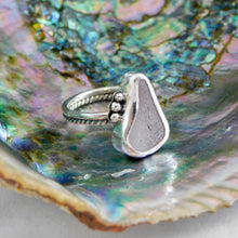 Load image into Gallery viewer, Super Rare Lilac Sea Glass Sterling Silver Ring
