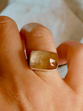 Load image into Gallery viewer, Rectangle Rutile Sterling Silver Ring
