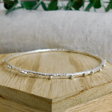 Load image into Gallery viewer, Made To Order Molten Sterling Silver Bangle
