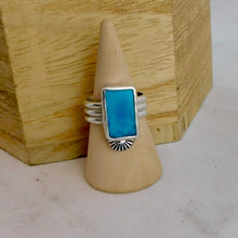 Load image into Gallery viewer, American Turquoise Sunshine Sterling Silver Ring
