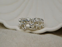 Load image into Gallery viewer, Sculptural Sea Sponge Sterling Silver Ring
