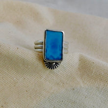 Load image into Gallery viewer, American Turquoise Sunshine Sterling Silver Ring
