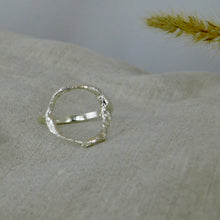 Load image into Gallery viewer, Made To Order Molten Hoop Sterling Silver Ring
