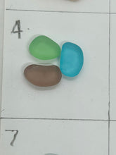 Load image into Gallery viewer, Made To Order Triple Sea Glass Sterling Silver Cuff Ring
