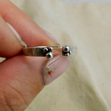 Load image into Gallery viewer, Reticulated Sterling Silver Cuff Ring
