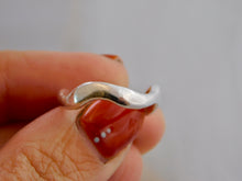 Load image into Gallery viewer, Smooth Waves Sterling Silver Ring
