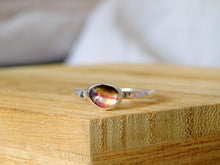 Load image into Gallery viewer, Made to Order Watermelon Tourmaline Sterling Silver Stacking Ring
