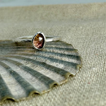 Load image into Gallery viewer, Made to Order Watermelon Tourmaline Sterling Silver Stacking Ring
