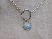 Load image into Gallery viewer, Larimar Sterling Silver Charm
