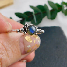 Load image into Gallery viewer, Labradorite Sea Foam Sterling Silver Ring
