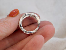 Load image into Gallery viewer, Wide Sea Sponge Sterling Silver Ring
