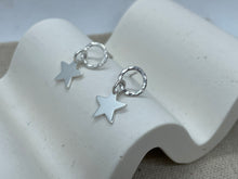 Load image into Gallery viewer, Star Sterling Silver Dangles
