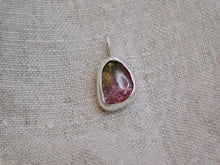 Load image into Gallery viewer, Watermelon Tourmaline Sterling Silver Charm
