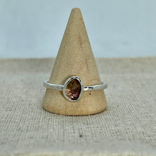 Load image into Gallery viewer, Made to Order Watermelon Tourmaline Sterling Silver Stacking Ring
