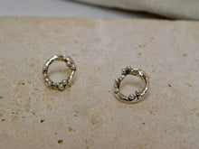 Load image into Gallery viewer, Molten Seafoam Sterling Silver Studs
