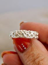 Load image into Gallery viewer, Surface Of The Moon Sterling Silver Ring
